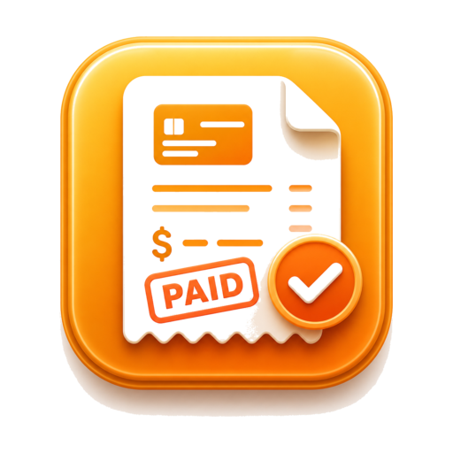 Payment receipt template preview