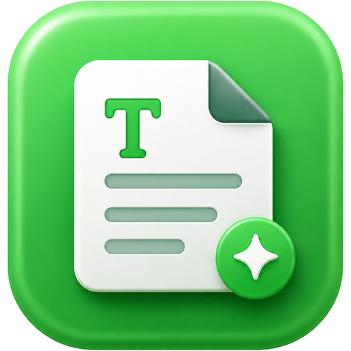 AI text generator app icon