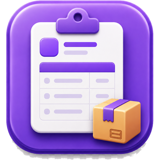 Purchase order generator app icon